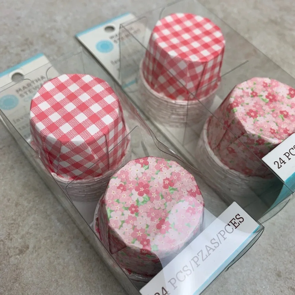 2 Martha Stewart Crafts Spring Party Favor Cups Cookies Candy Treat Gifts 48 Pcs